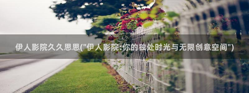 伊人久久大影院